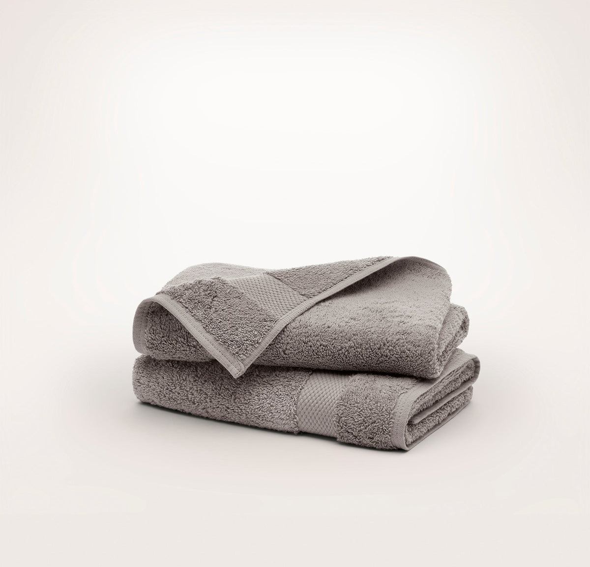 Plush Hand Towels (Pair) - Stone