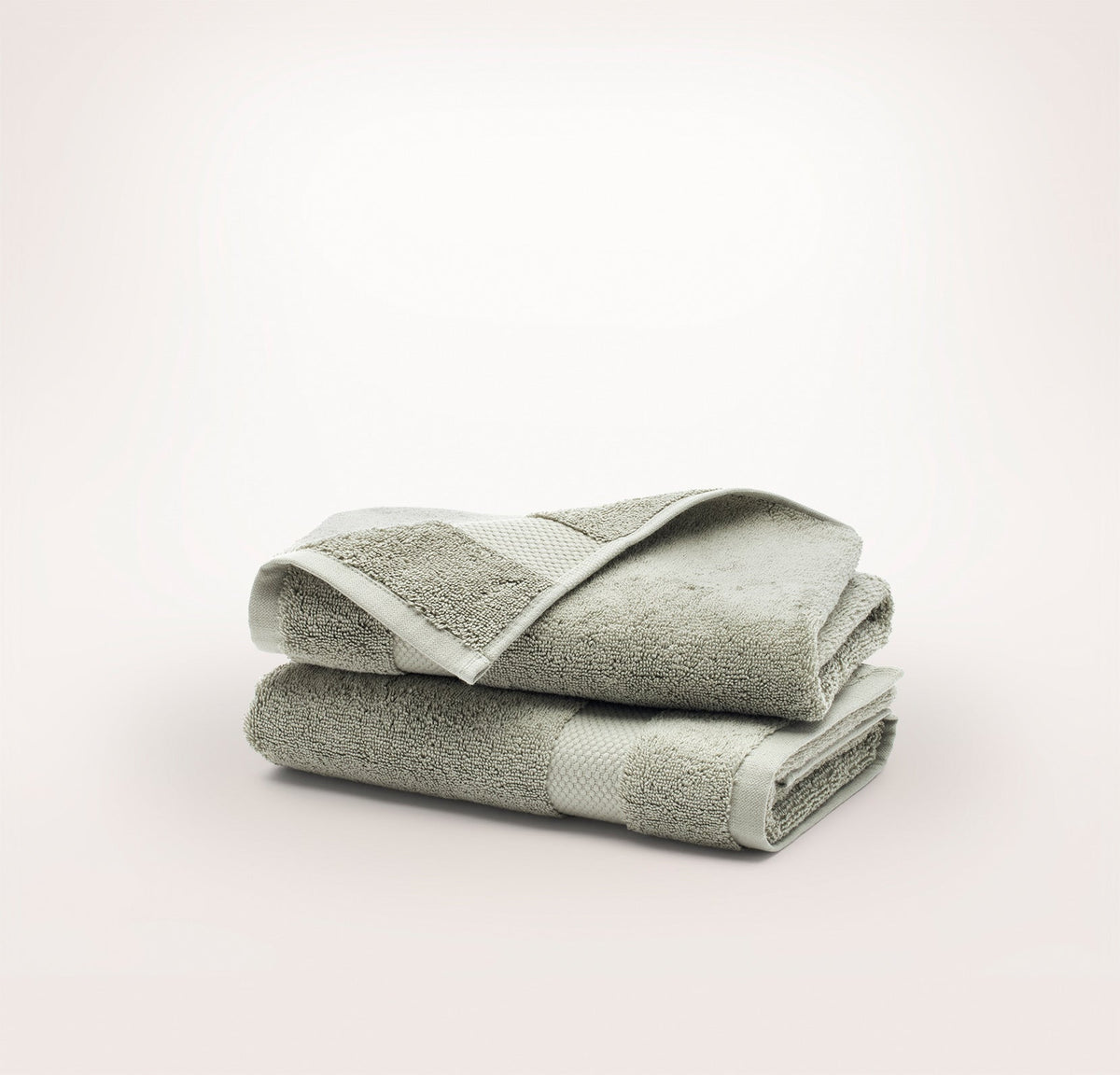 Plush Hand Towels (Pair) - Sageleaf