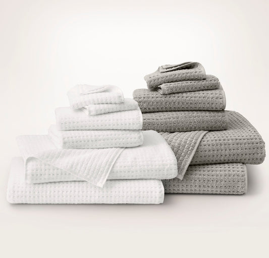 Complete Turkish Waffle Bath Sheet Bundle